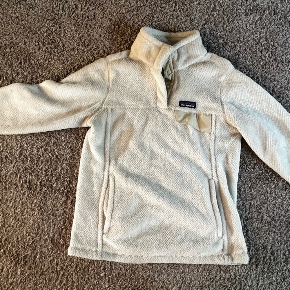 Patagonia Cream Fleece Jacket